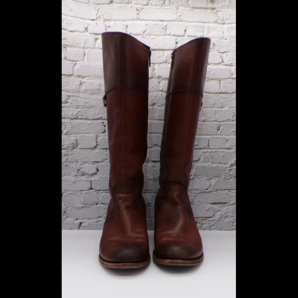 Women's Frye Melissa D Ring Tall Wide Calf Boots Size 6 1/2
